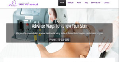 Advanced Skin Renewal - Picture of company website.