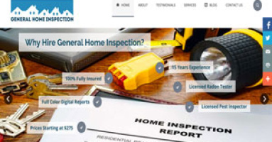 General Home Inspection - Picture of Customer Website