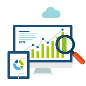 Market Analysis Report Picture of a graph showing an on-site market analysis report.